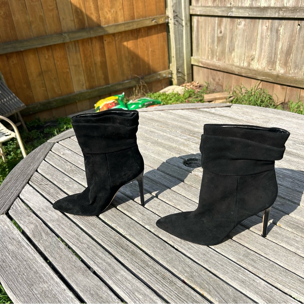 Marc Fisher Women's Rayya Slouch Mid‎ Calf Booties in black size 9.5